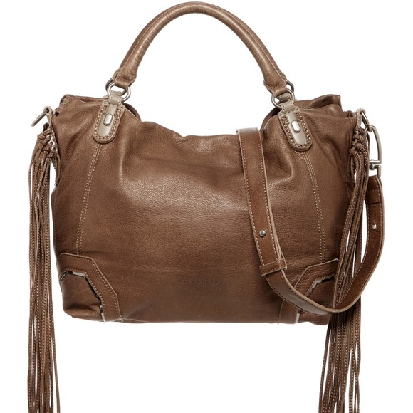 Liebeskind Berlin KOBE Fringe Satchel Shoulder Tote Bag Leather 🎉HP🎉 - Picture 2 of 15